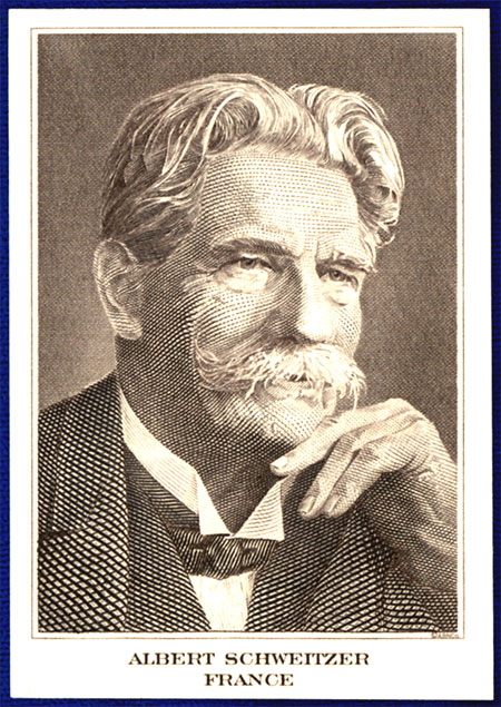 American Bank Note Co Engr Albert Schweitzer France